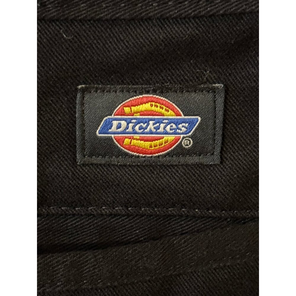 Dickies Black Flat Front Work Pants 33x32 Straight Leg Career‎ Uniform - Picture 5 of 7